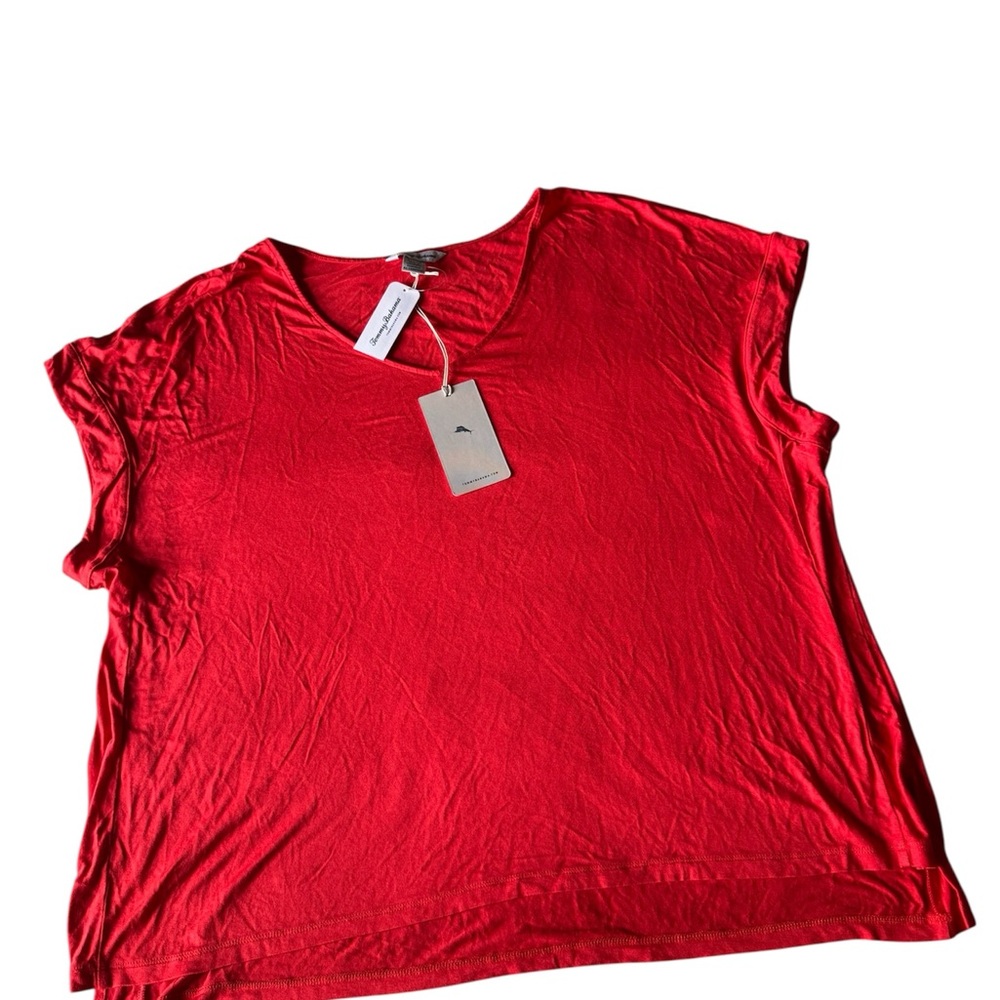 Tommy Bahama Red Short Sleeve Tee